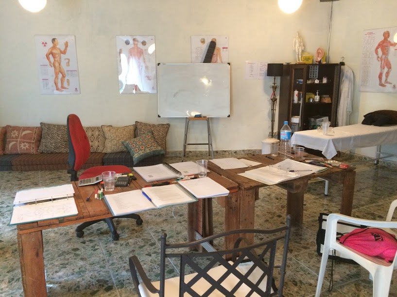 Aula donde se imparte la formación en Kabbalah con Pilar Jiménez Pradera